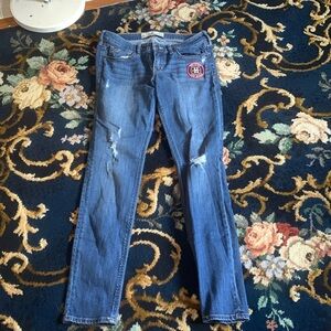 Hollister‎ Super skinny surf rescue distressed jeans. Worn about 5x